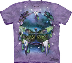 Mountain T-Shirt - Dragonfly Dreamcatcher