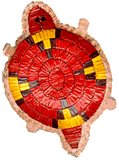 Quilled Turtle Amulet
